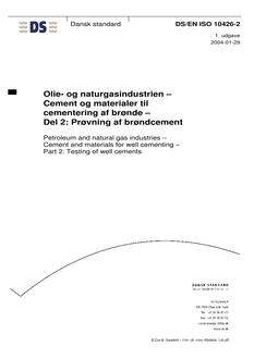 DANSK DS/EN ISO 10426-2