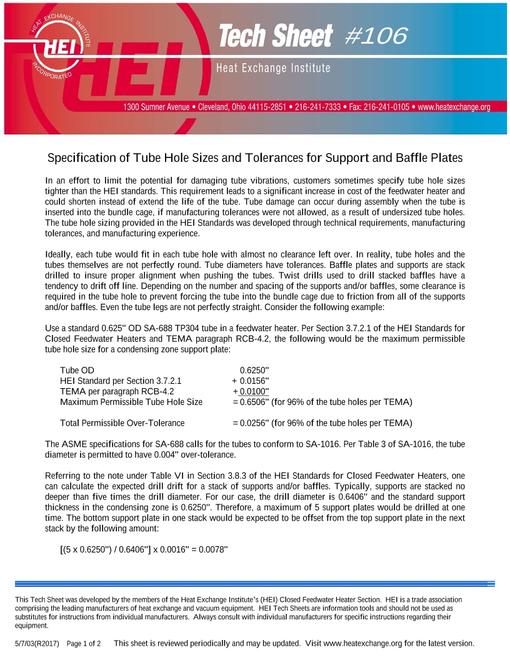 HEI Tech Sheet #106