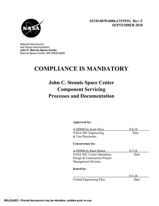 NASA SSTD-8070-0006-CONFIG Rev. F.