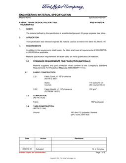 FORD WSS-M1H915-A