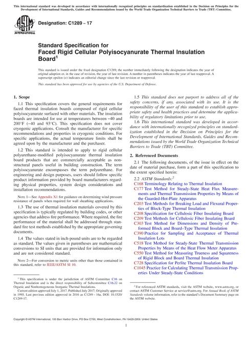ASTM C1289-17