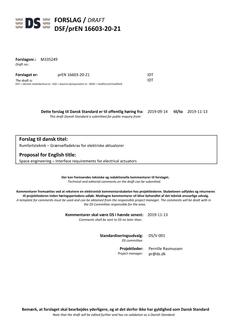 DANSK DSF/PREN 16603-20-21