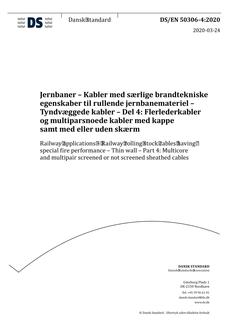 DANSK DS/EN 50306-4