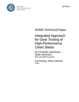 AGMA 18FTM22