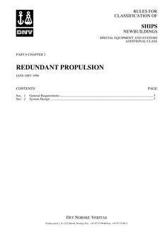 DNV DNV-RU-SHIPS PART 6 CHAPTER 2