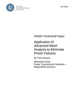 AGMA 15FTM28