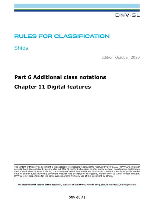 DNV DNVGL-RU-SHIPS PART 6 CHAPTER 11