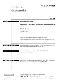 AENOR UNE-EN ISO 703