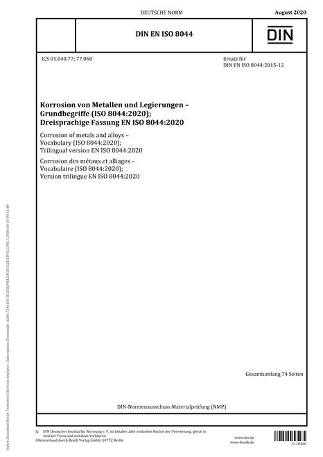 DIN EN ISO 8044