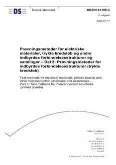 DANSK DS/EN 61189-3