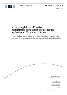 DANSK DS/EN ISO 22516