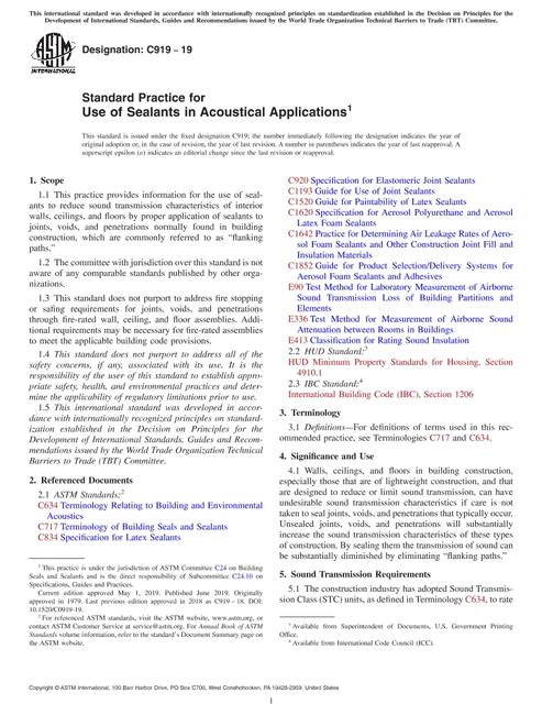 ASTM C919-19