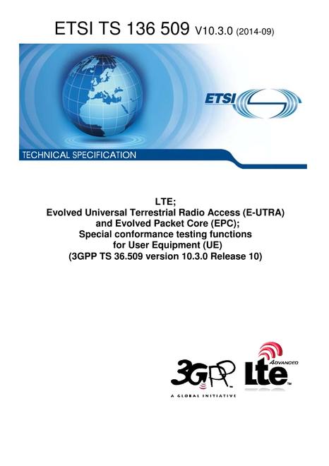 ETSI TS 136 509