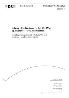 DANSK DS/EN IEC 60268-23