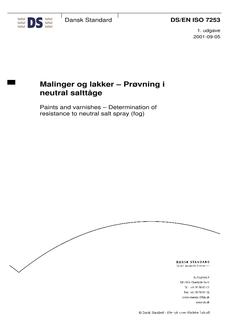 DANSK DS/EN ISO 7253
