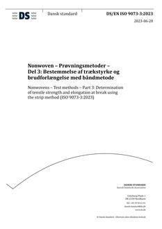 DANSK DS/EN ISO 9073-3