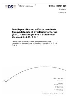 DANSK DS/EN 140401-801