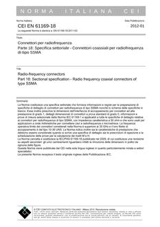 CEI EN 61169-18