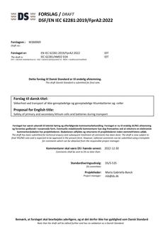 DANSK DSF/EN IEC 62281/FPRA2