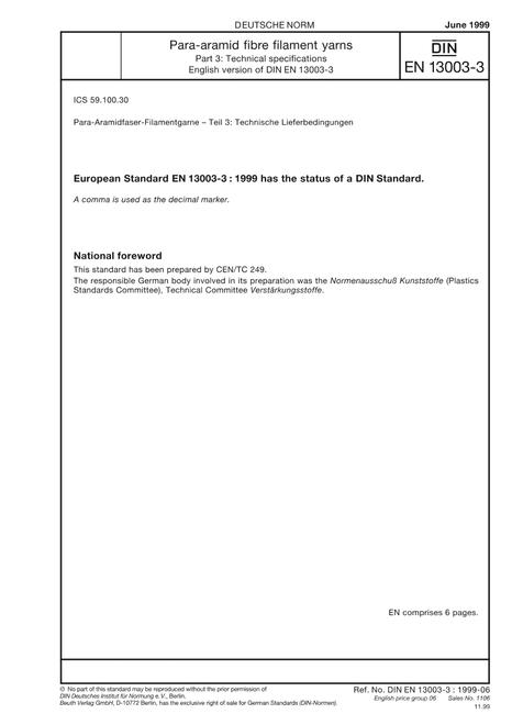 DIN EN 13003-3