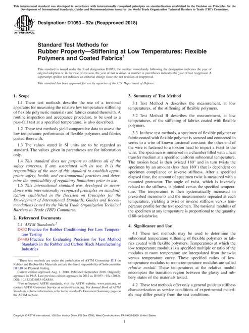 ASTM D1053-92a(2018)