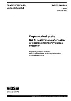 DANSK DS/ISO 6184-4