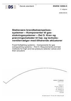 DANSK DS/EN 12094-5
