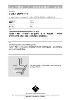 CEI EN 61000-4-18