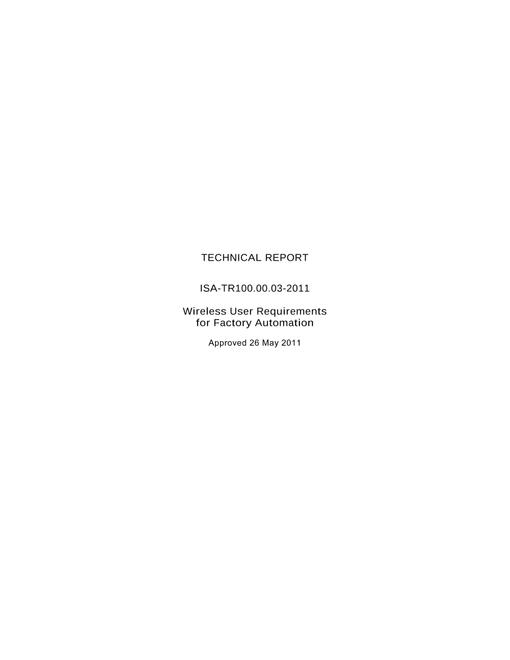 ISA TR100.00.03