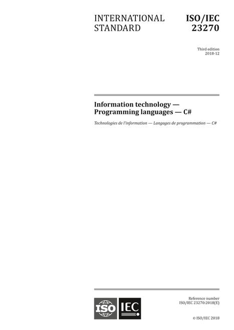ISO/IEC 23270:2018