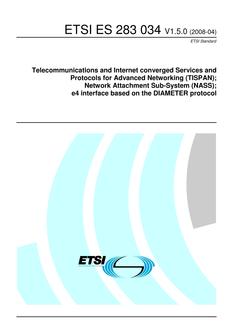 ETSI ES 283 034