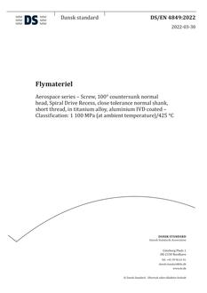 DANSK DS/EN 4849