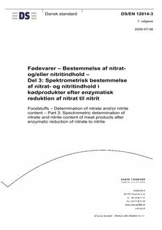 DANSK DS/EN 12014-3