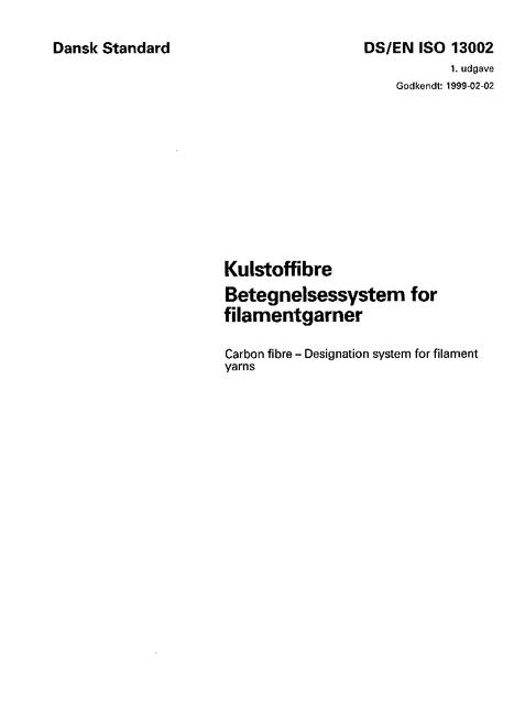 DANSK DS/EN ISO 13002