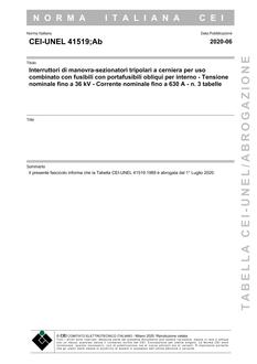 CEI UNEL 41519;AB