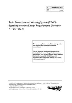 NR RT/E/S/10133 ISSUE 3