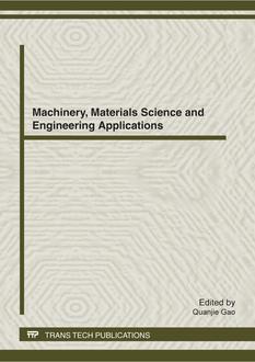 Machinery, Materials Science and Engineering Applications, MMSE2012