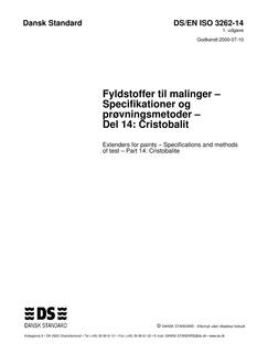 DANSK DS/EN ISO 3262-14
