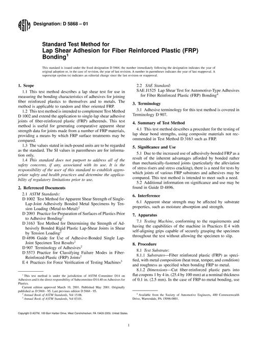 ASTM D5868-01