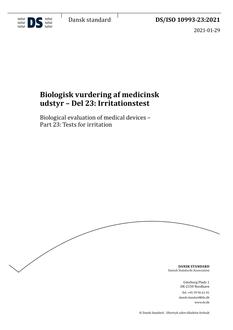 DANSK DS/ISO 10993-23