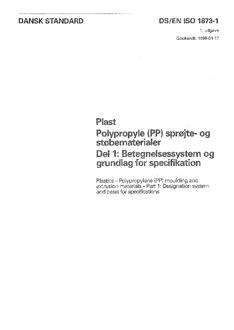 DANSK DS/EN ISO 1873-1
