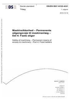 DANSK DS/EN ISO 14122-4