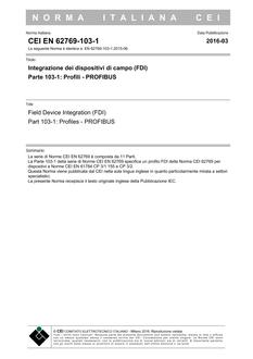 CEI EN 62769-103-1