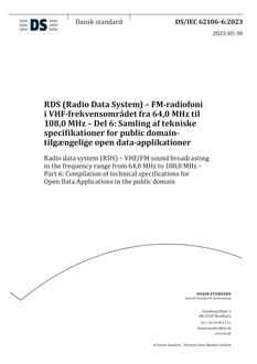 DANSK DS/IEC 62106-6