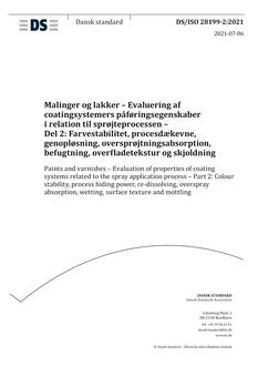 DANSK DS/ISO 28199-2