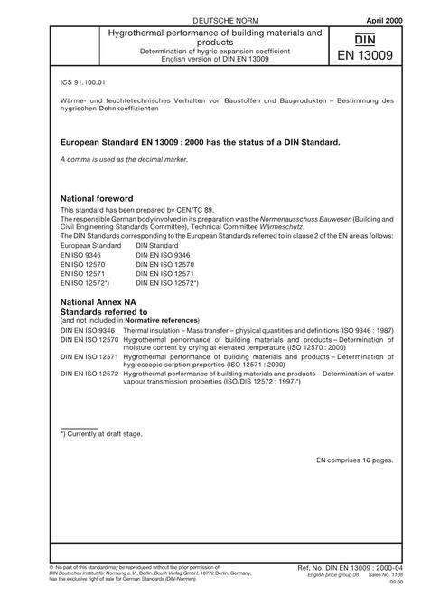 DIN EN 13009