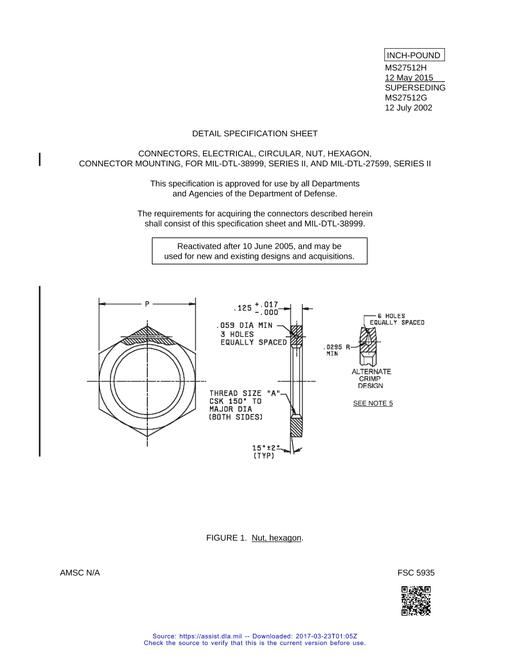 MIL MS27512H