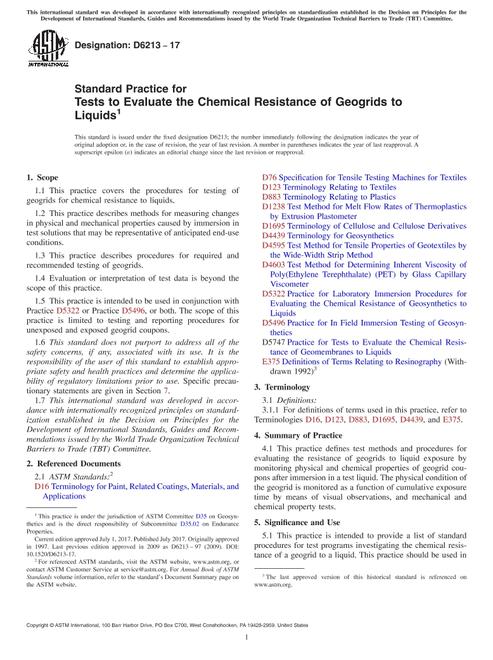 ASTM D6213-17