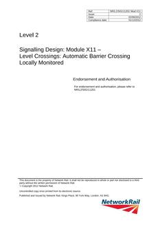 NR NR/L2/SIG/11201/MOD X11 ISSUE 2