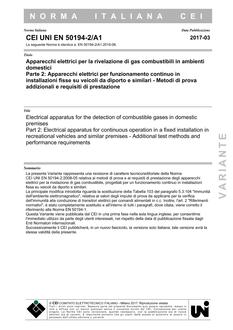CEI UNI EN 50194-2/A1